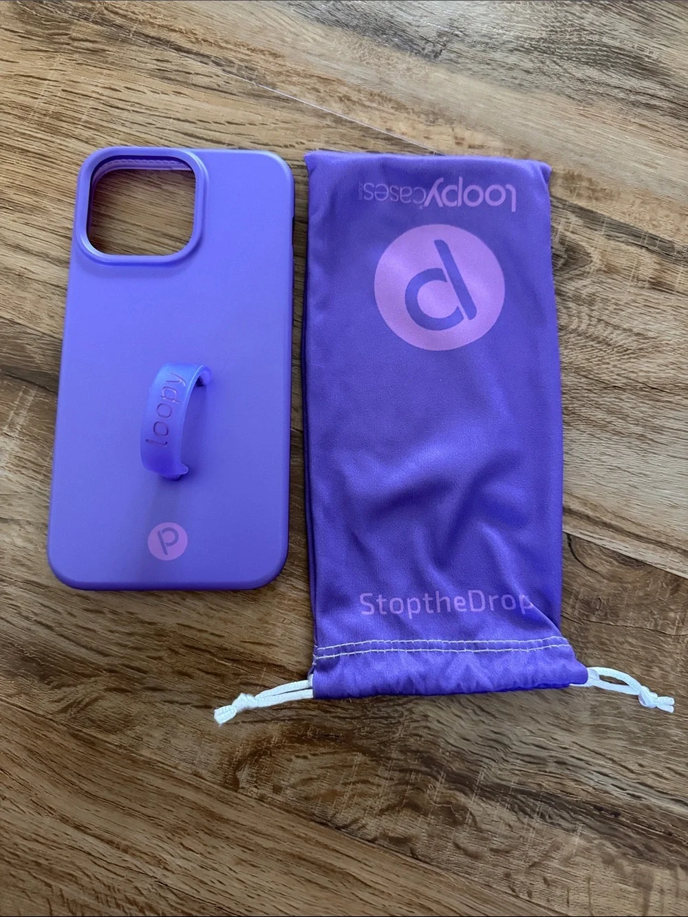 iPhone 15 pro max NEW Purple Loopy Phone Case
